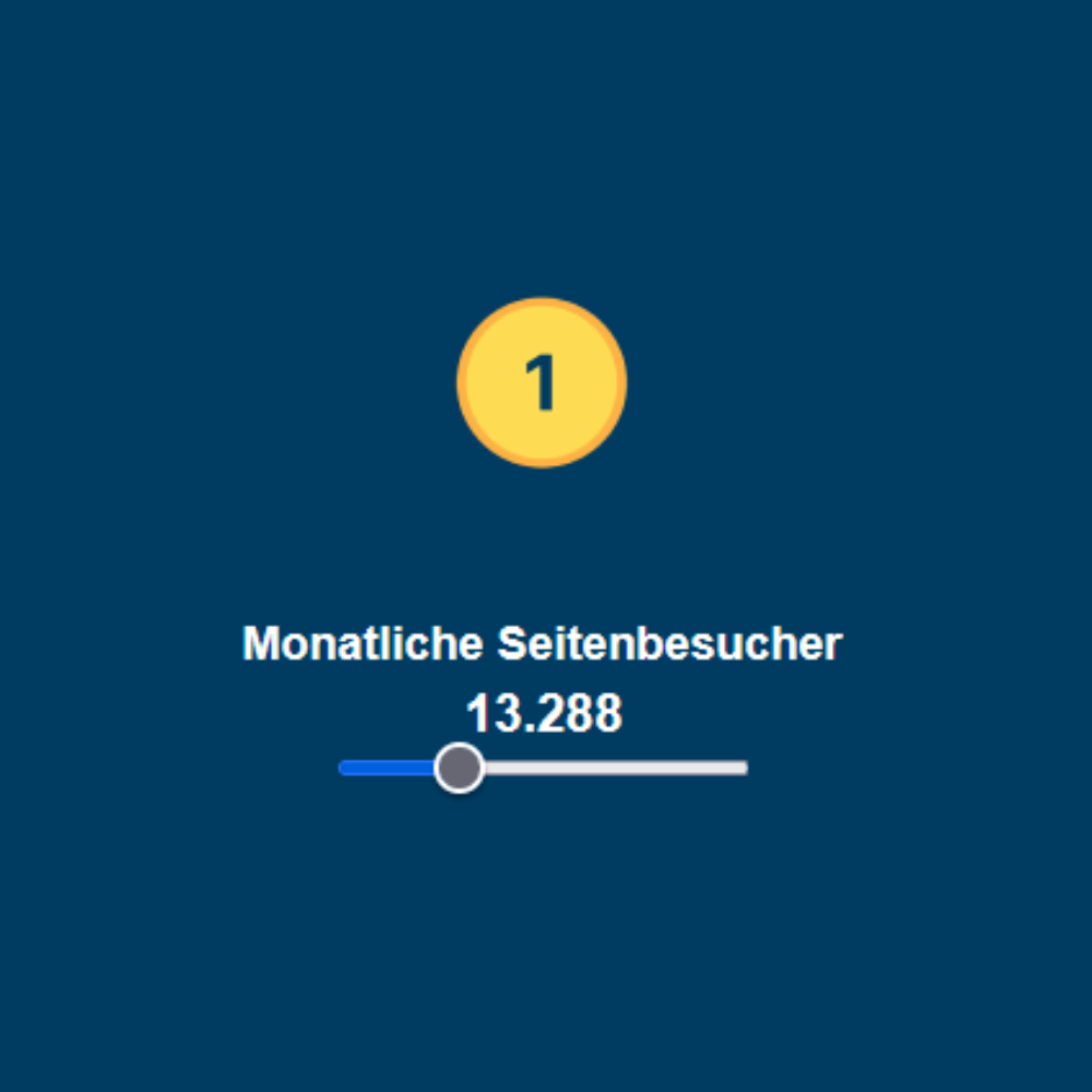 Trustami Mehrwert Monatliche Seitenbesucher