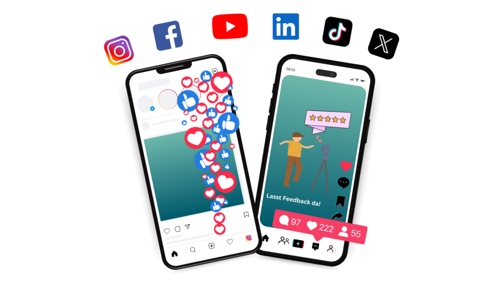 Trustami Bewertungserhebung Social Media