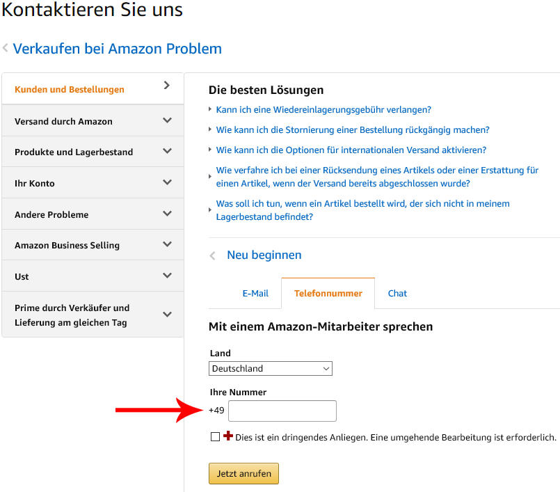 Kundenrezensionen Amazon löschen Beispielbild Anleitung 10