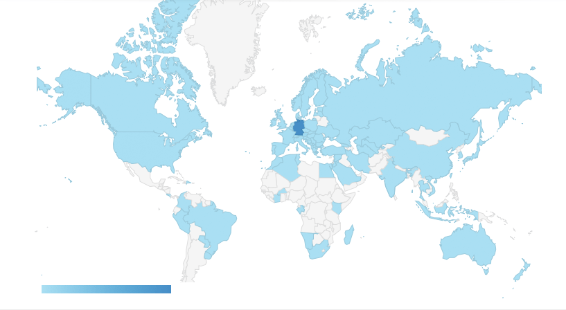 Google Analytics Besucher nach Standort