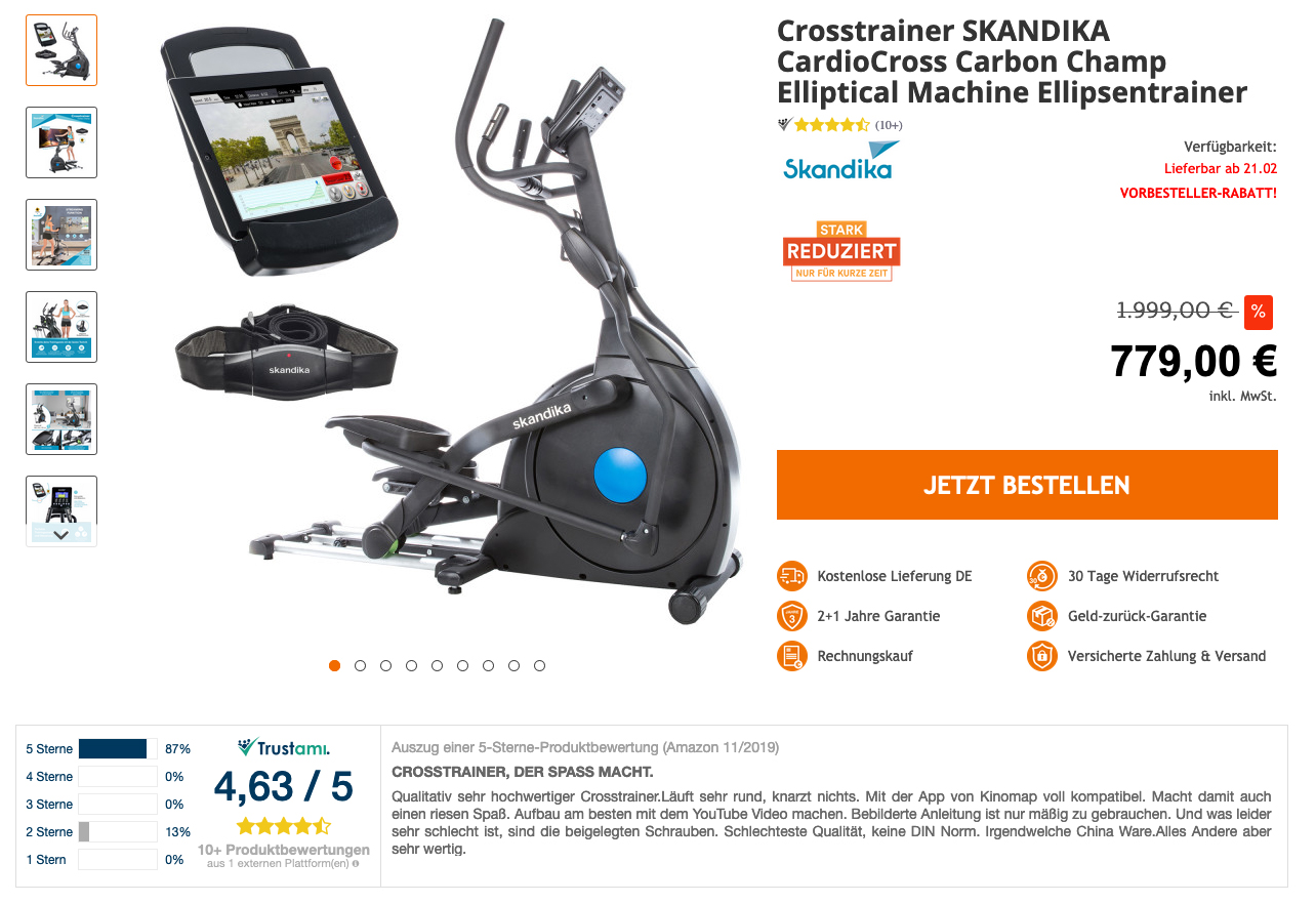 Trustami Product Reviews in the MAX Trader shop MAX Trader Produktrezensionen