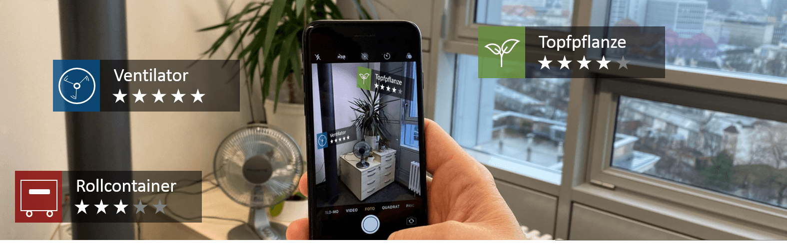 Kundenbewertungen in Augmented Reality