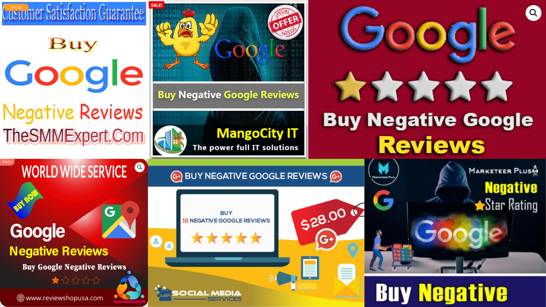Negative Google Rezensionen kaufen