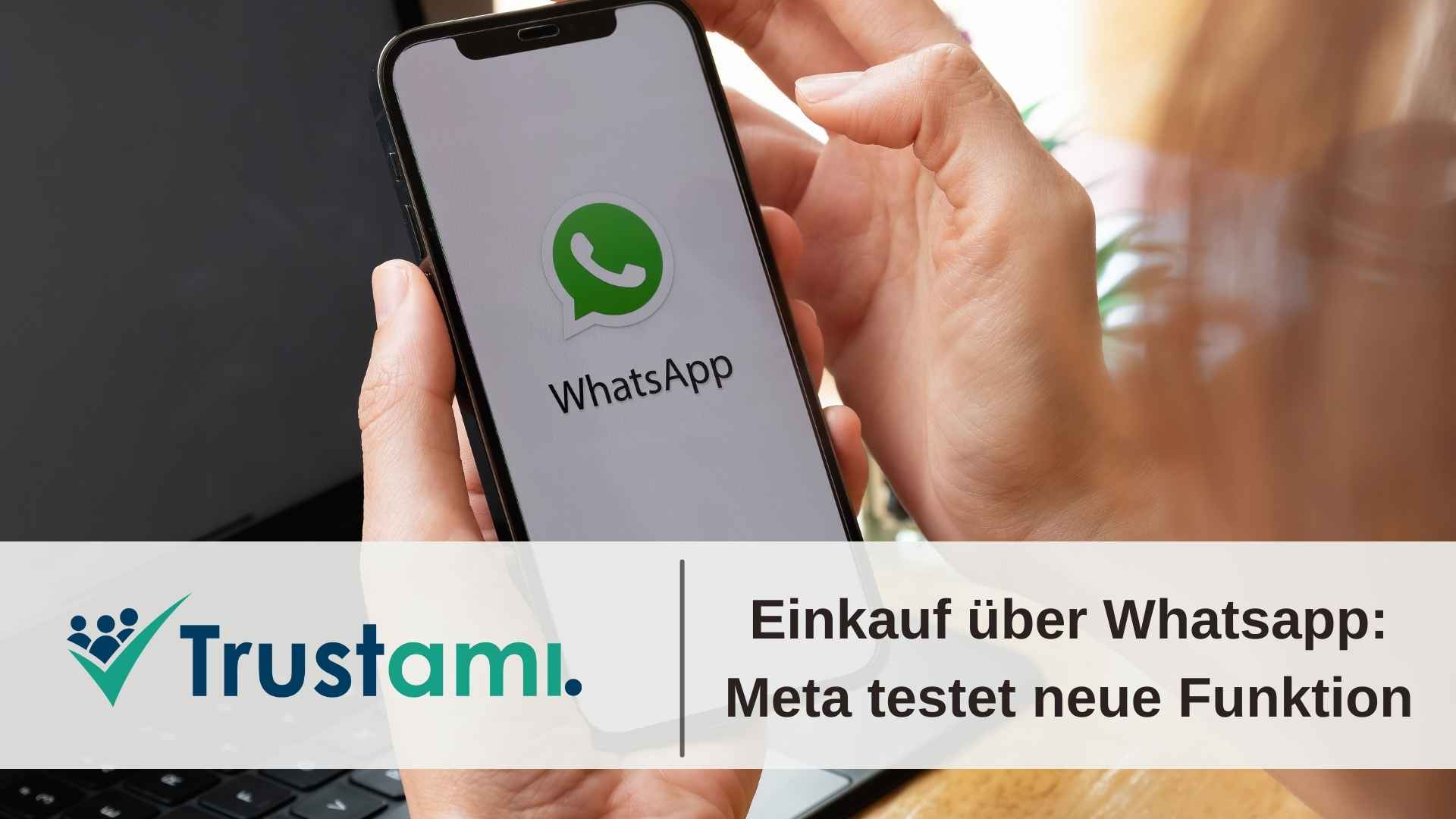 Titelbild Meta testet Einkauf über Whatsapp